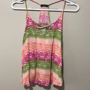 Soprano small racer back crop top